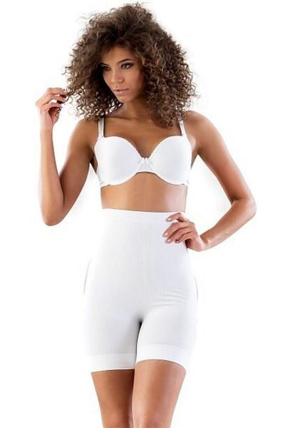 Emay Massage Featured Buttock Open Boxer Corset White 2032