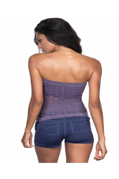 Emay Жіночий безшовний бюстгальтер без бретелей з сіткою