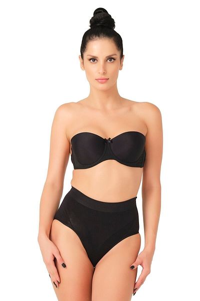 Emay Corset de maternitate Slims negru cu talie joasă pentru femei