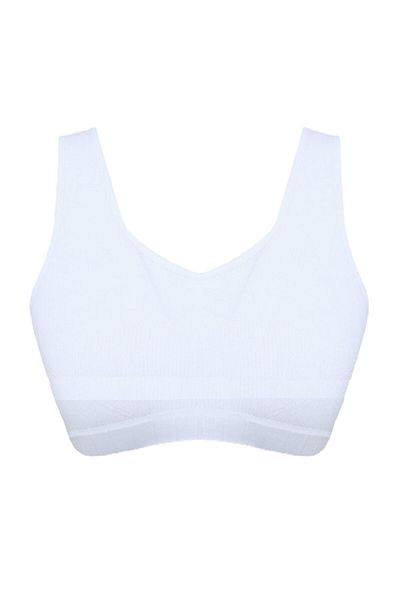 Emay Γυναικείο White Gathering Bustier 4051b
