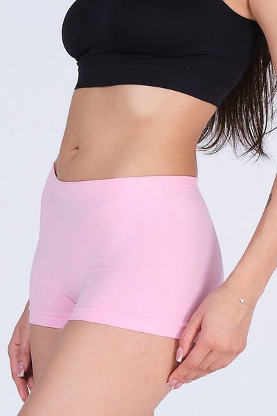 Emay Women's Pink Shapewear Seamless Boxer Corset New Season