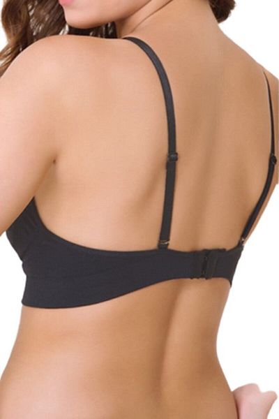Emay Sutien negru cu două straturi pentru femei 4035s