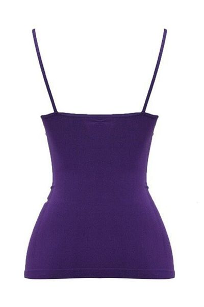 Emay Gathering Rip Rope Strap Undershirt Purple 5011m