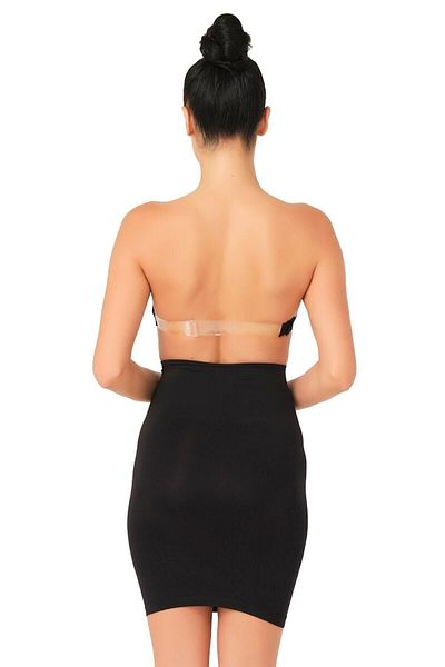 Emay Women's Black Seamless Pantyhose Underskirt Corset