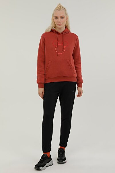 lumberjack W-mıckey Hoodıe 2pr Kiremit Kadın Sweatshirt