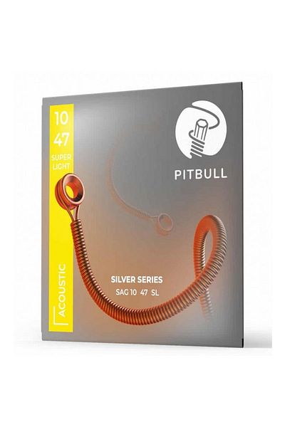 PİTBULL Sag 10-47 Three Sets of Acoustic Guitar Strings (WIRE WRAPER 4 PENA HAT WITH GIFT)