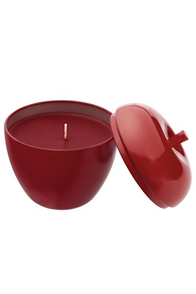 IKEA Vınterfınt Kırmızı Elma 24 Saat Kırmızı Elma Metal Kutuda Kokulu Mum