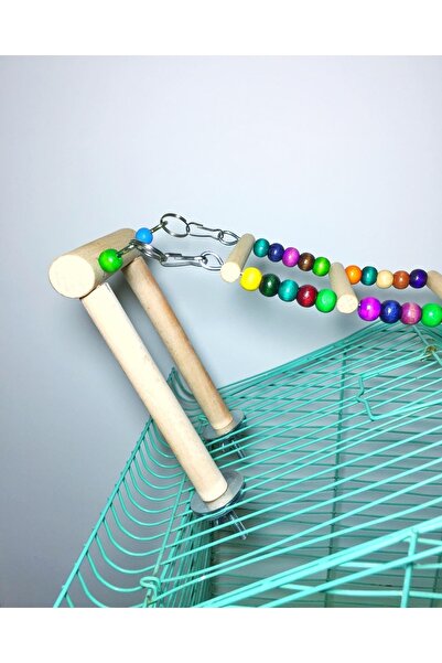 Ciko Kafes Cage Swing Toy with Bridge for Birds