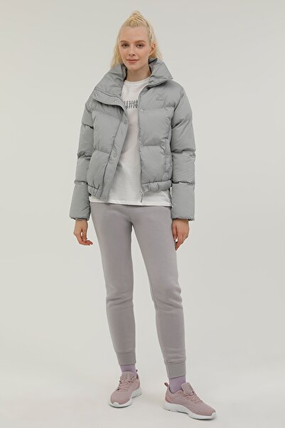 Kinetix W-sn38 Candy Coat 2pr Gri Kadın Kısa Kaban