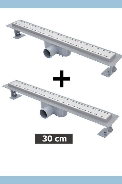 Gama Seramik Uyumlu Duş Kanalı Duşakabin (2 Adet 30cm)
