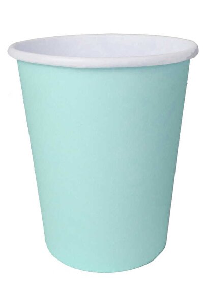 Acar Süs Bardak Karton Makaron Su Yeşili 8 Oz 8 Adet