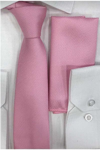 Tempee Thin Tie with Handkerchief