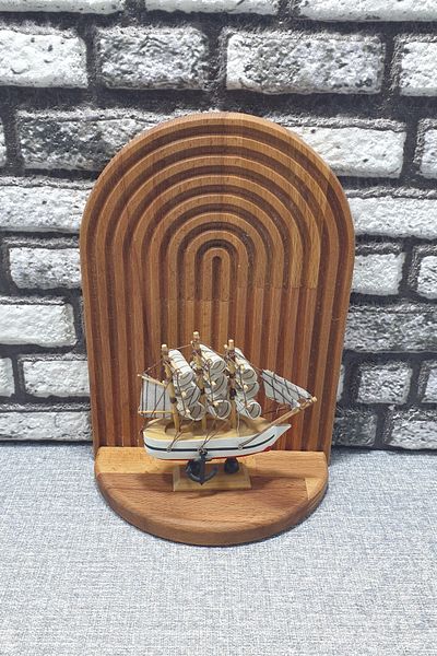 kozawoodart Decorative Wall Shelf Wooden Candle Holder & Trinket Rack Kz1027