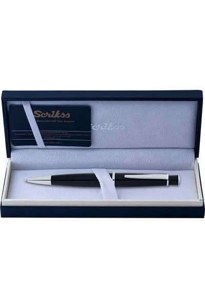 Scrikss Luxury Black Pen - Ballpoint, Boxed, Model 62