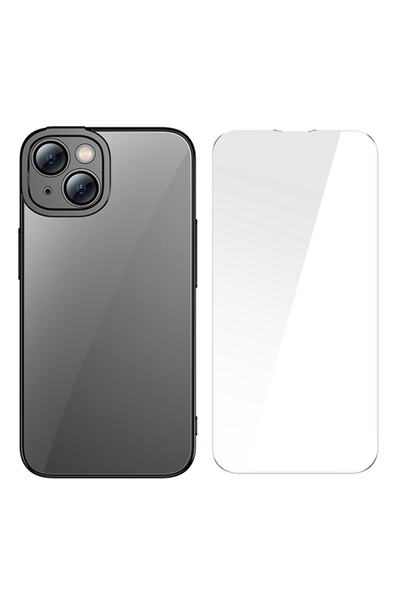 Baseus Glitter Case for iPhone 14 Plus with Tempered Glass Screen Protector, ...