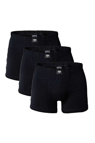 Ceceba Herren Pants, 3er Pack - Basic, Baumwoll-Stretch, M-3XL, einfarbig