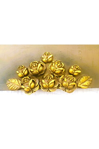 morlalem m Tek Bir Kalıpta 5 Mini Gül Ve 2 Mini Yaprak Silikon Kalıp K-560