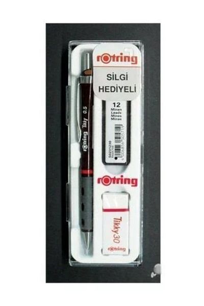 Rotring School Set Versatil+min with Eraser Gift 0.5 Mm Claret Red Ro-kk07-05