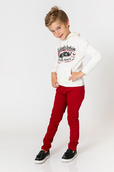 incity Boy's Burgundy Trousers