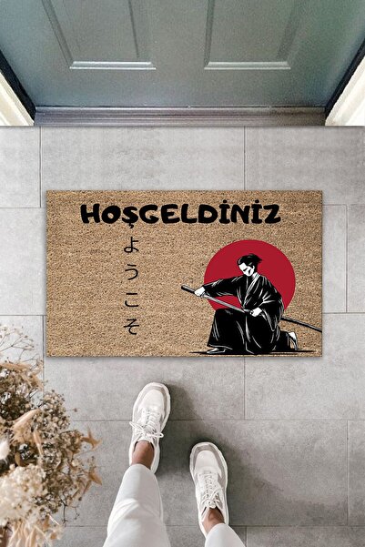 Silkcoat Home Ψηφιακή εκτύπωση με ιαπωνικό θέμα Διακοσμητικό χαλάκι καλωσορίσ...