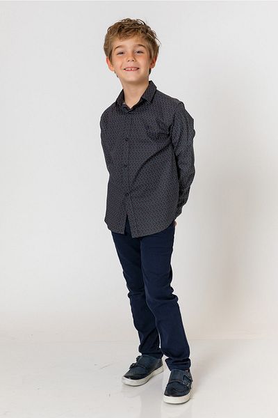 incity Boy's Navy Blue Shirt