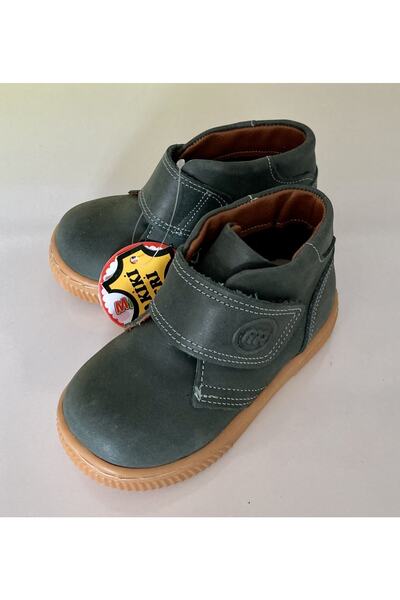 Mini Angel Erkek Çocuk Hakiki Deri,ortopedik Ve Sıcak Astarlı Bot