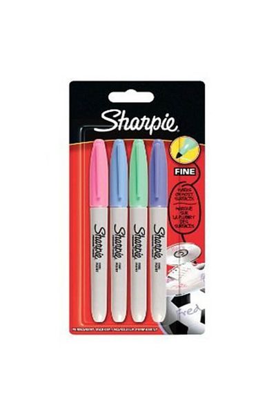 Sharpie Markör Permanent Fine Pastel Colors 4 Pieces2065402