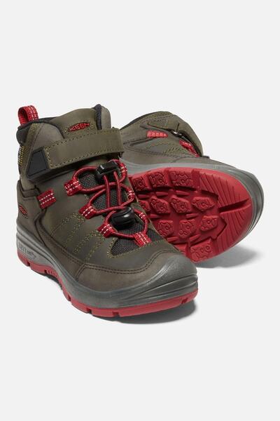 Keen Redwood Mid Wp - Deri Su Geçirmez Kar Botu - Koyu Yeşil
