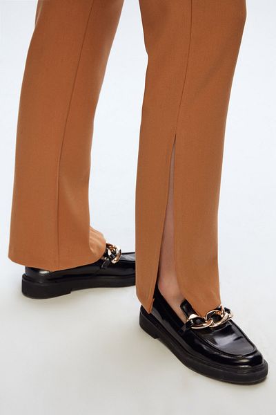 Love My Body Hose mit hohem Bund und Schlitz