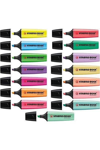 Stabilo Fosforlu Kalem Boss Orıgınal 15li Set