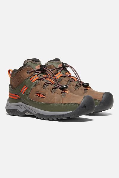 Keen Targhee Mid Wp - Leather Waterproof Walking Boots - Brown