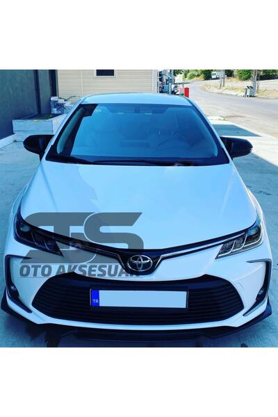 STS Oto Aksesuar Toyota Corolla 2018 Model Sonrası E210 Yarasa Ayna Kapağı Pi...