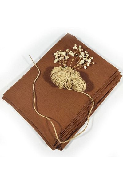 Narine Γυναικείο Hijab Cotton Cazz Shawl Model-σοκολάτα