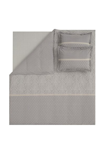 Yataş Amora Single Ranforce Duvet Cover Set - Gray