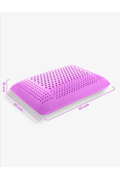 Viscofoam Aroma Therapy Air Channel Orthopedic Pillow Visco Pillow Lavender 60x4016cm