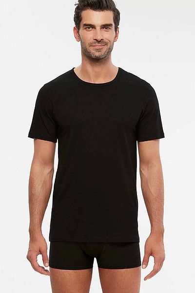 Kom Ανδρικό μπλουζάκι Hulio Crew Neck 2 Pack (3 Πακέτο)