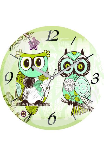 Şart Hediye ساعة حائط من الزجاج الحقيقي المنحني مقاس 30 سم من البوم الأكثر مبيعًا