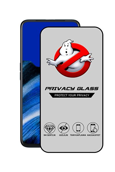 CaseArt Oppo Reno 2z Tam Kaplayan Gizli Hayalet Temperli Ekran Koruycu Cam