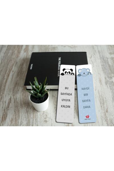 Hafsa Ticaret Semn de carte cu tematică Panda și Kuala (2 bucăți)