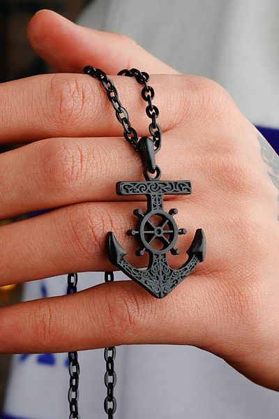 The Collection Anchor Model Men's Necklace