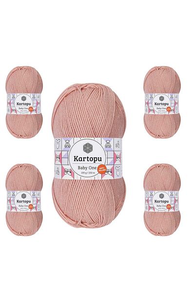 Kartopu Ayzen Home Baby One Αντι 100% Αντι-μίγμα Χέρι Πλέξιμο Νήμα (5 τεμάχια)