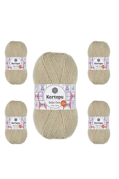 Kartopu Ayzen Home Baby One Αντι 100% Αντι-μίγμα Χέρι Πλέξιμο Νήμα (5 τεμάχια)