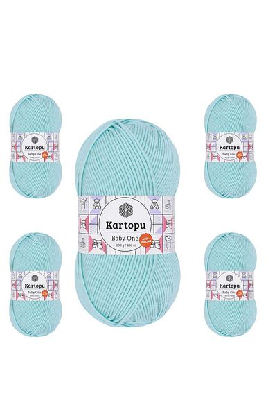 Kartopu Ayzen Home Baby One Αντι 100% Αντι-μίγμα Χέρι Πλέξιμο Νήμα (5 τεμάχια)