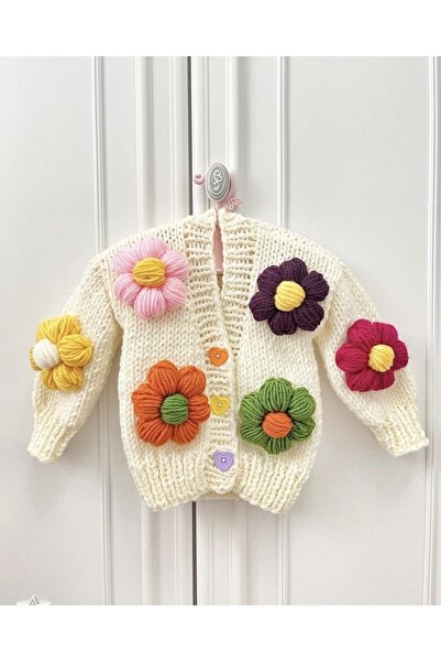 Tasarı Sanatı Baby/Kid Special Design 100% Cotton Knitted Vest-Cardigan