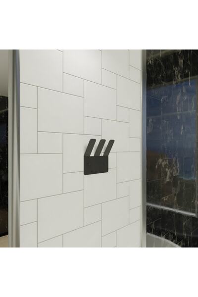 Dione Store Cârlige pentru prosoape moderne cu cuier metalic negru