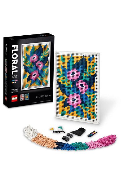 LEGO JFF Game ® Art Flower Creative Hobby Building Set for Adults (2870 Pieces)