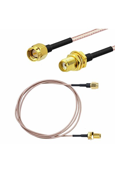 Genel Markalar Rg316 50cm Sma Erkek Dişi Kablo Rf Uzatma Kablosu 50 Ohm 0-6gh...