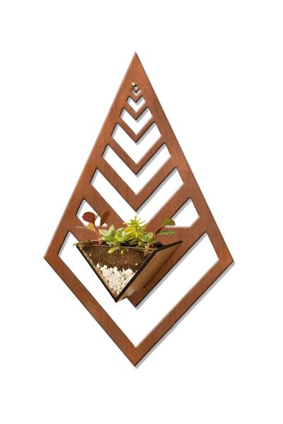 GİZEM SHOP Dekoratif Duvar Saksılığı 3 Adet