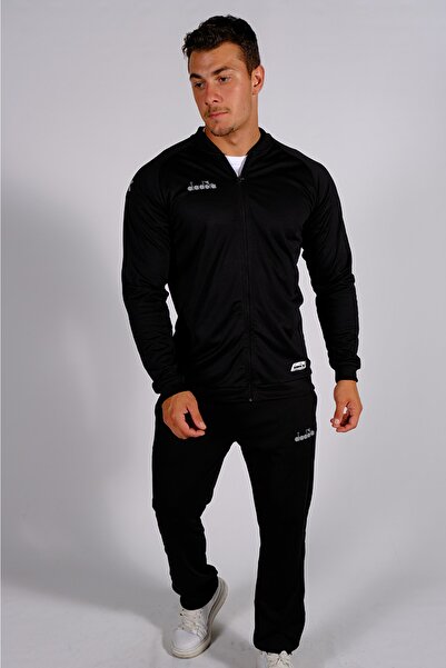Diadora Nacce 22 Camping Tracksuit Set Black