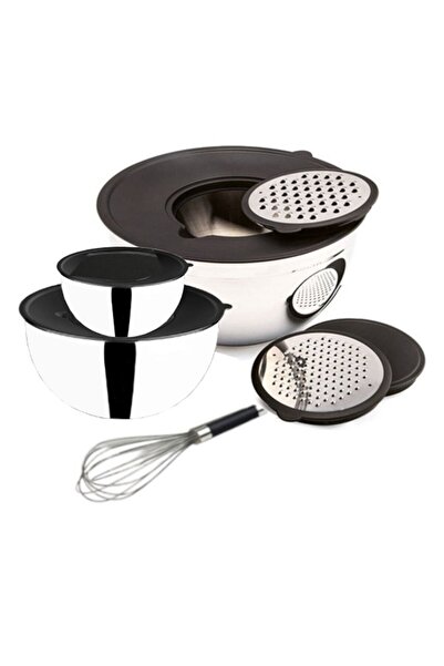 Leggno Ανοξείδωτο ατσάλι 10 τεμαχίων με καπάκι τρίφτης ανάμειξης δοχείο αποθή...